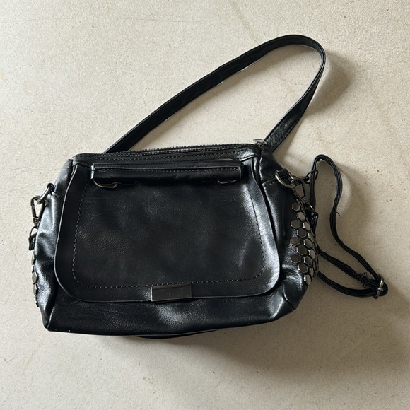 Black studded purse - Picture 2 of 3